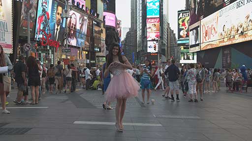 NHK-MLB Timesquare Scene